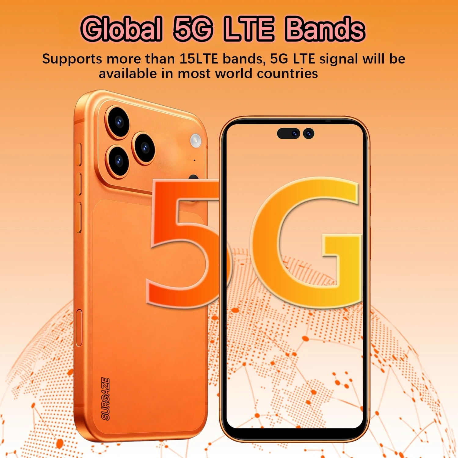 SURGAZE 2026 High Performance I18 Pro Max Smartphone 16GB+1TB 5000mAh 6.8Inch 5G Dual SIM Global Version Mobile Phone Arrival