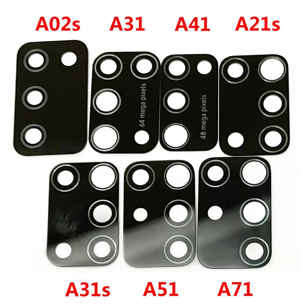 NEW Rear Camera Lens Glass Lens Back Camera Glass Replacement For Samsung A01 A11 A21 A31 A41 A51 A71 A10S A20S A30S A50S A70S