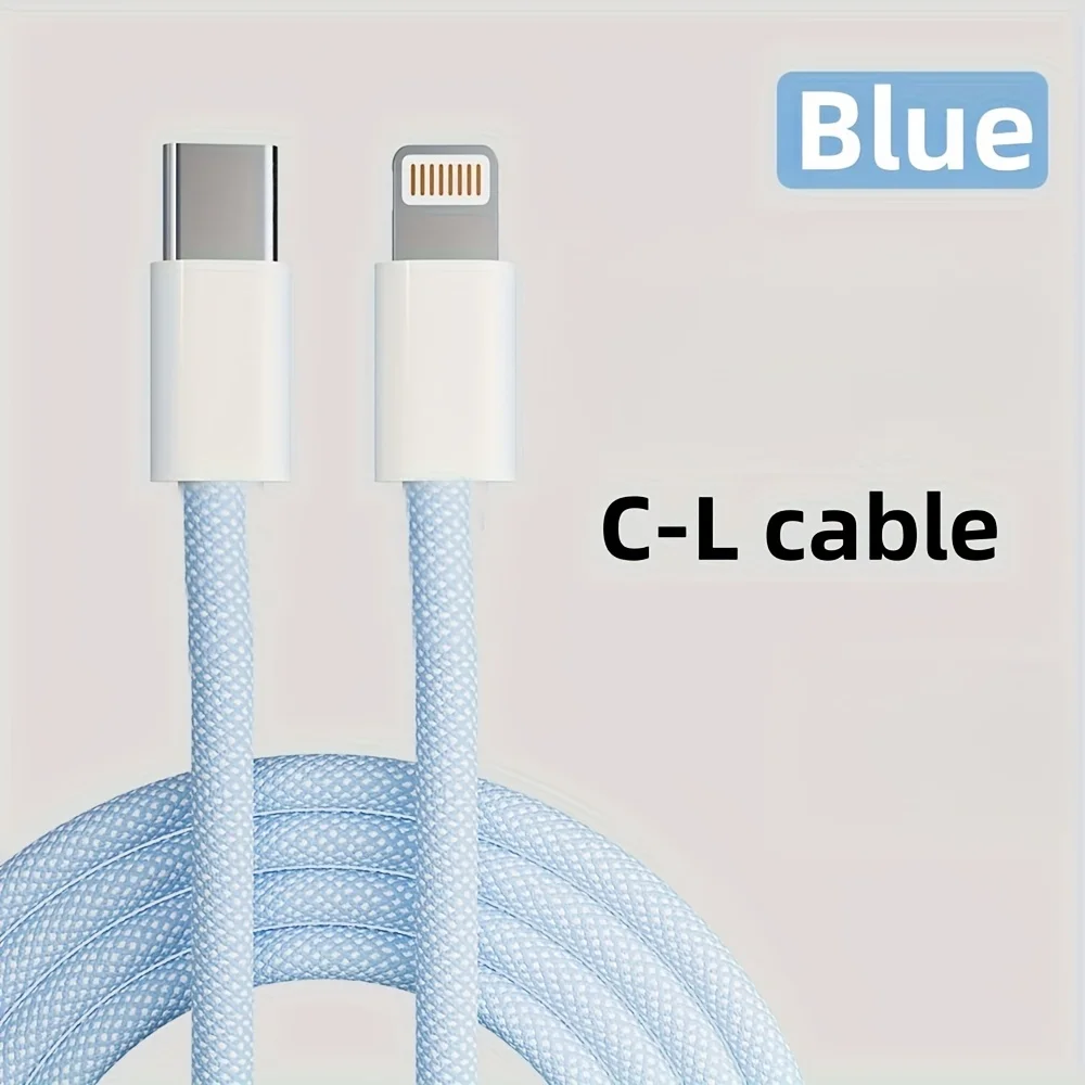 PD 30W Fast Charger For iPhone 14 13 12 11 X XR XS 8 Pro Max Plus Mini iPad Air Fast Charging Cable USB C to Lightning Durable