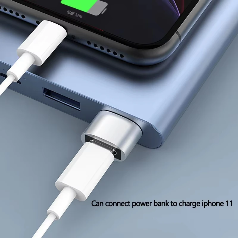 2Pcs USB To Type C OTG Adapter USB USB-C Male To Micro USB Type-c Female Converter For Macbook Samsung S20 USBC OTG Connector