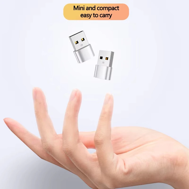 2Pcs USB To Type C OTG Adapter USB USB-C Male To Micro USB Type-c Female Converter For Macbook Samsung S20 USBC OTG Connector