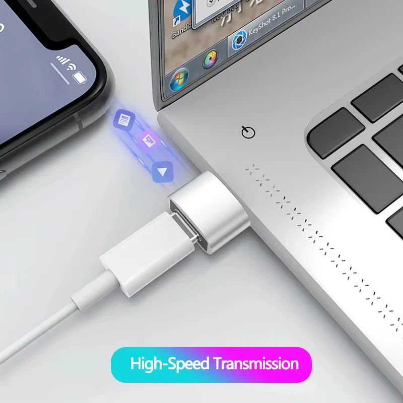 2Pcs USB To Type C OTG Adapter USB USB-C Male To Micro USB Type-c Female Converter For Macbook Samsung S20 USBC OTG Connector
