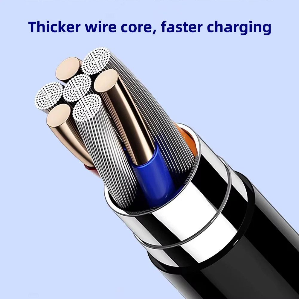 3Pcs PD 120W USB Type C to C Fast Charge Cable for Samsung Galaxy S22 S23 S24 S25 Plus Note Ultra A53 A54 Charging Data Cable