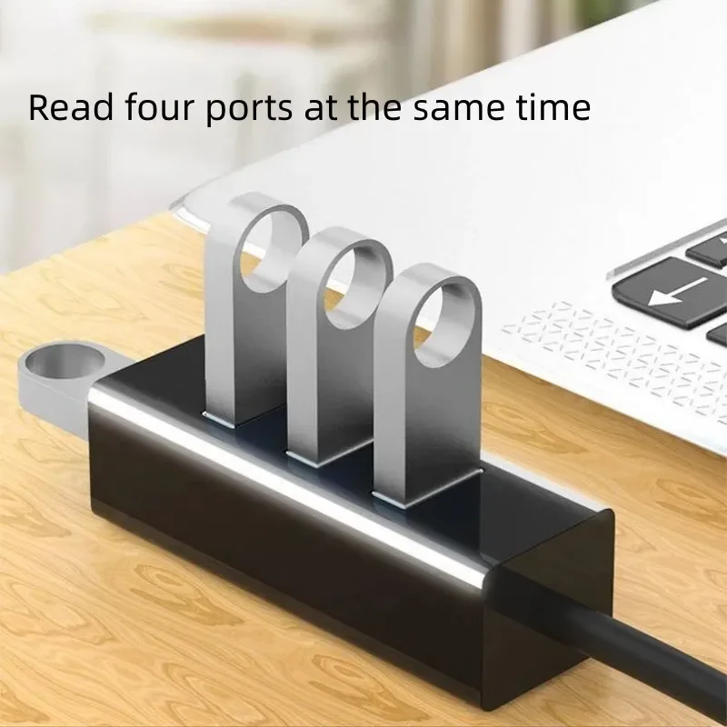 USB 3.0 4 Port Hub Splitter High Speed 120cm Cable Multi Port Expander for Desktop PC Laptop Flash Drive Mouse Keyboard
