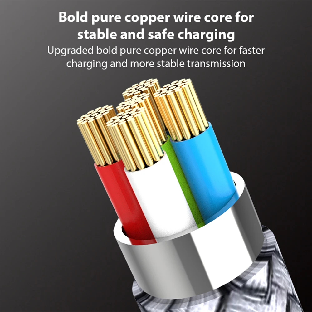 6A USB C Elbow Type C Fast Charge Cable 3m 5m Phone Extend Charging Cable for Samsung Huawei Xiaomi Oppo OnePlus VR Camera