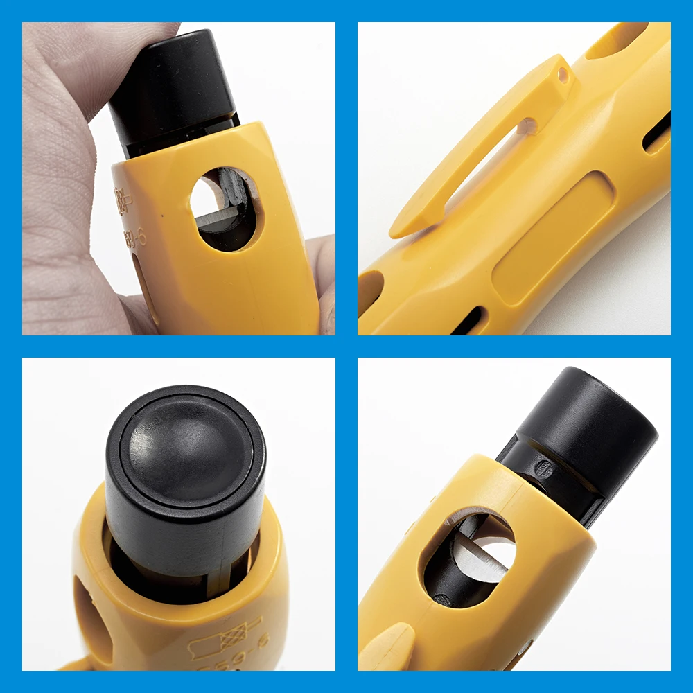 Portable Pen Coaxial Cable Stripper RG6 RG7 RG11 RG59 Dual-Purpose 5-7 Simple Wire Stripper Good Tools for Installation