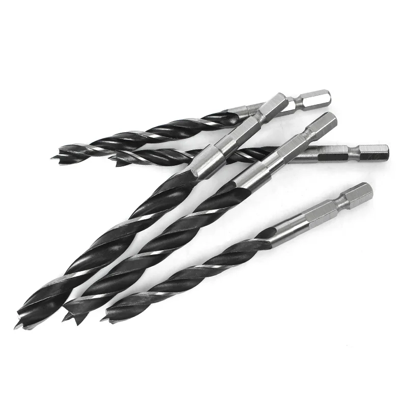 5/7Pcs Hexagonal Handle Three Point Woodworking Drill Metal Drill Kit Countersink For Wood And Metal Drilling 3/4/5/6/7/8/10mm