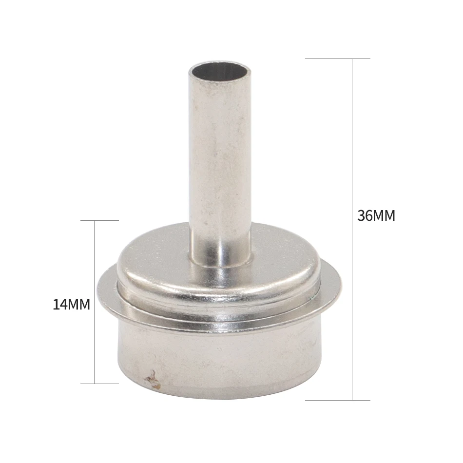 1pcs 45 degree bend nozzle BGA hot air gun straight nozzle hot air gun slant nozzle  for QUICK 861DW soldering station
