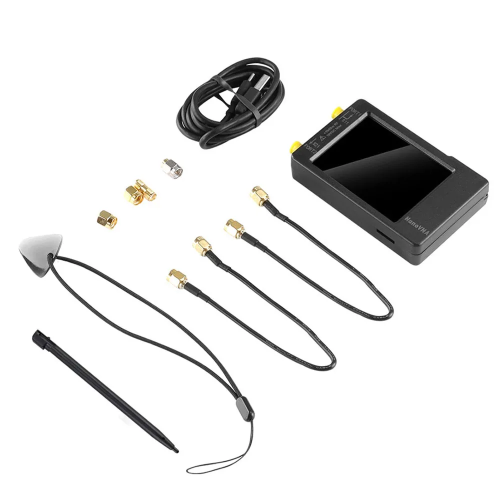 Spectrum Anslyzer NanoVNA-H4 2.8/4" Vector Network Antenna Analyzer 10KHz-1.5GHz MF HF VHF UHF Antenna Tuner Nano VNA NanoVNA-H