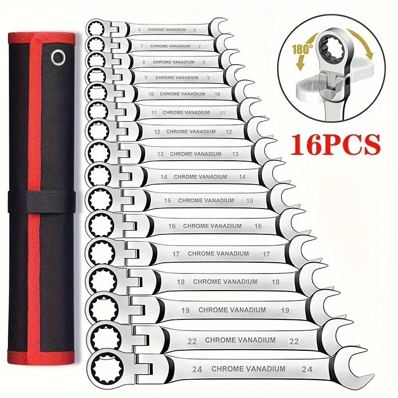 Multitool Wrench Ratchet Spanners Hand Tools Wrench Set Universal Car Wrench Car Repair Tools