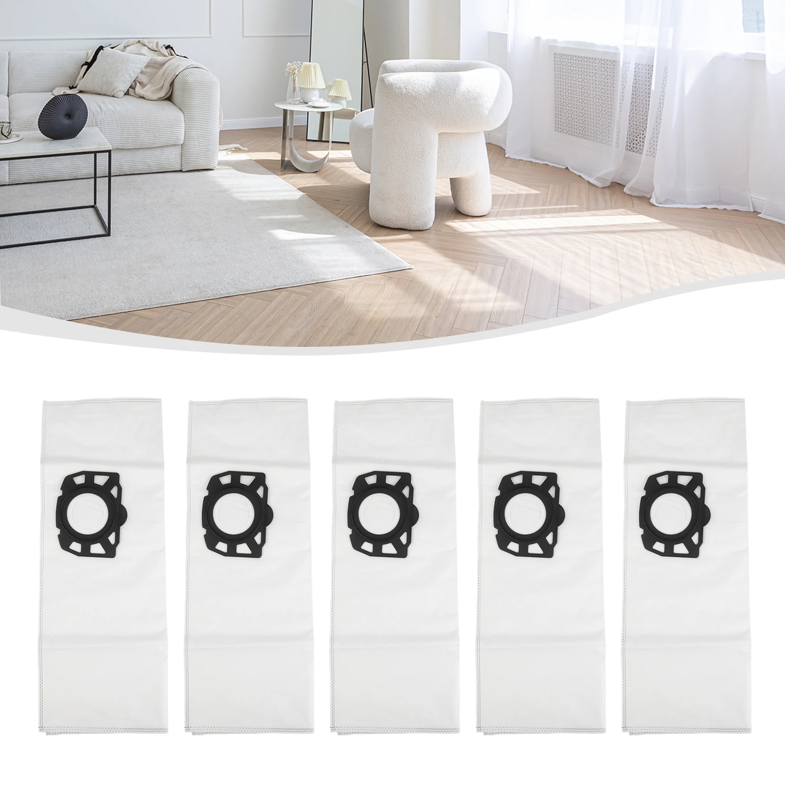 For Karcher 2.863-314.0 KFI 357 KA 40 WD2 Plus WD3 SE4002Robot Vacuum Cleaner Dust Bag Replacement Parts Kit