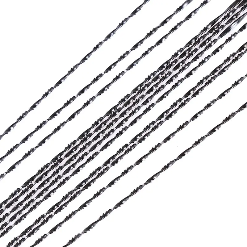 12Pcs/lot Diamond Wire Saw Blade Cutter Jewelry Metal Cutting Jig Blades Woodworking Hand Craft Tools Scroll Spiral Teeth