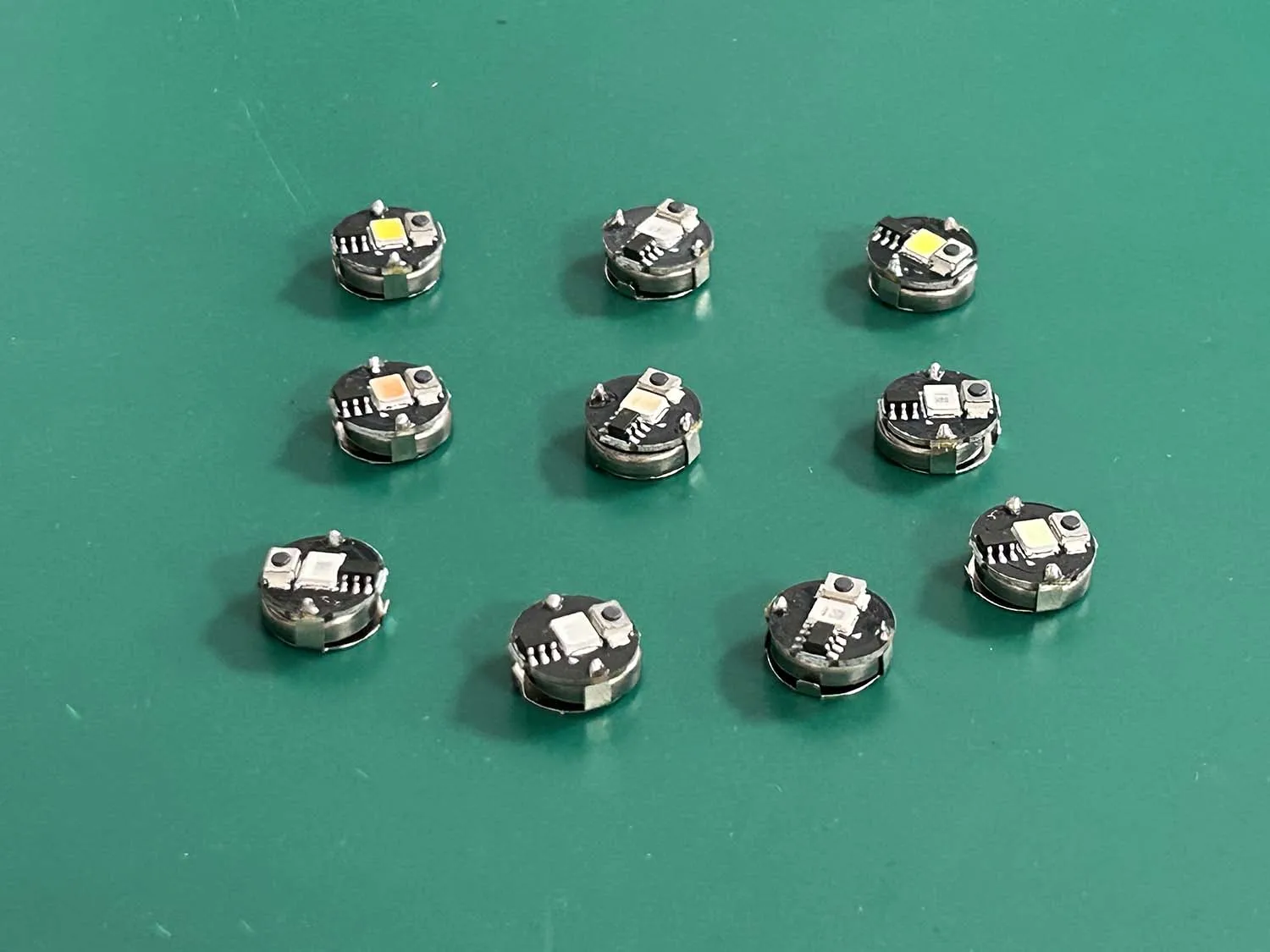 2PCS Super Brightness Key Button Lamp Wireless Led Lights 3-mode W Battery Diy Micro Scene Layout Illumination Materials Diorama