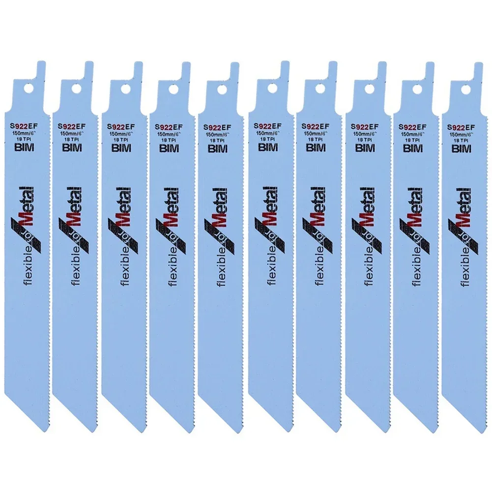 10Pcs 150mm Reciprocating Saw Blade BIM Jig Saw Blades Saber Saw Saber saw blades For Wood Metal Cutting Tools