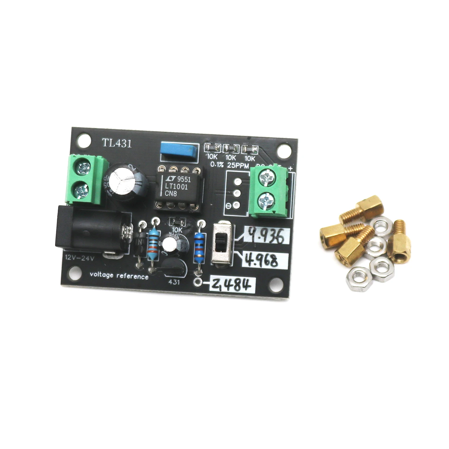TL431 Voltage Reference Board / 431 Reference Voltage Source/resistor Reference Board Calibration Multimeter