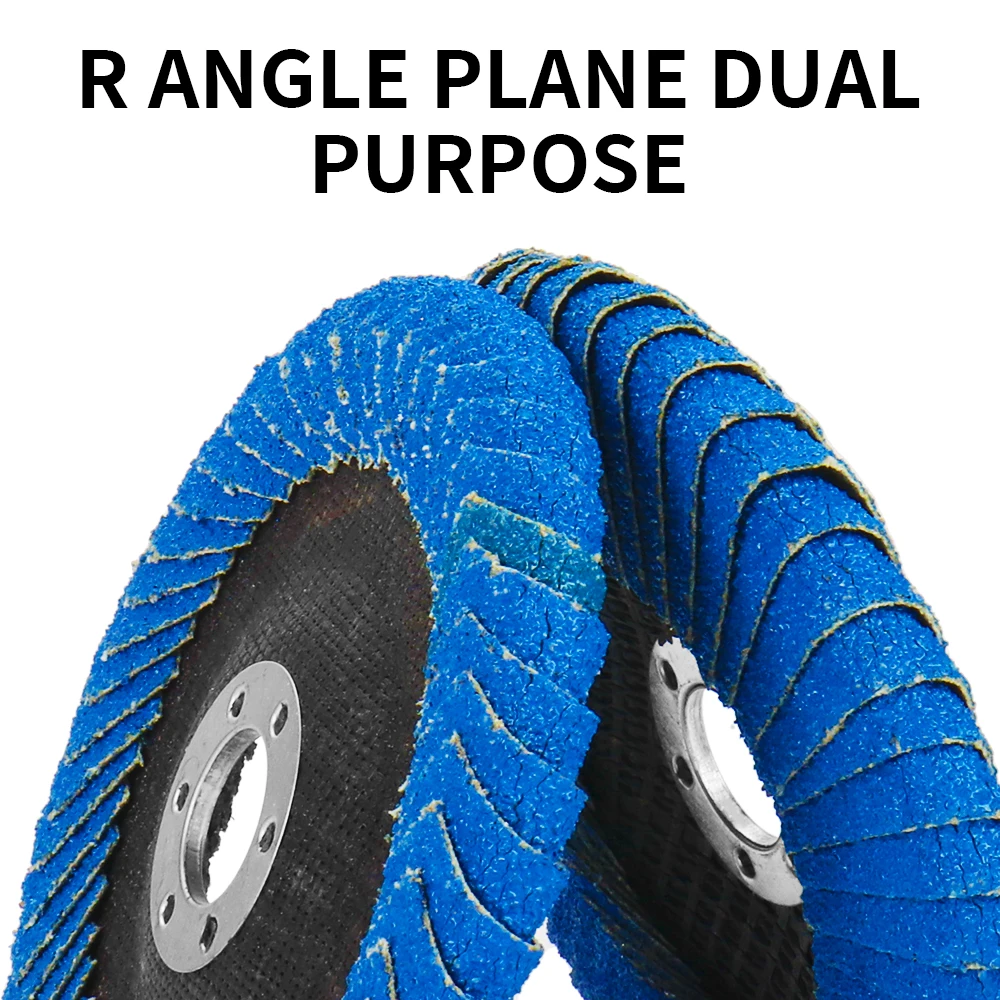NuoDun 4/4.5/5Inch Abrasive Flap Wheel Polishing Flap Disc for Angle Grinder Metal Aluminum Stainless Steel Sharpening Deburring