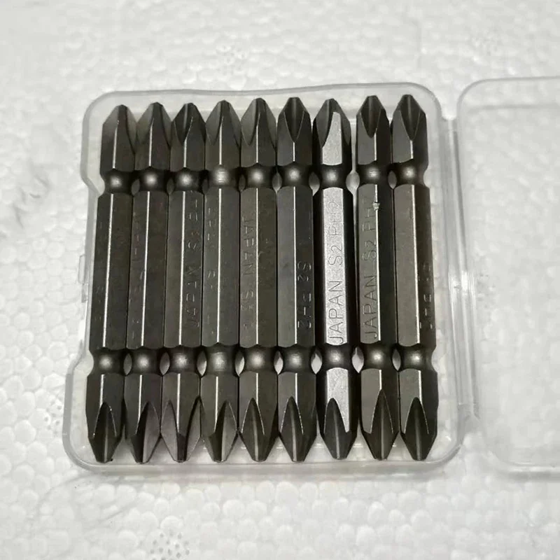 Screwdriver Bits Set 65mm PH2 Anti-slip with Magnetic 1/4" Hex Shank Fits Hand Electric Drill Driver Hand Tools