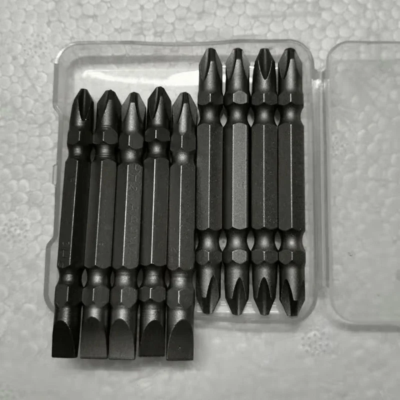 Screwdriver Bits Set 65mm PH2 Anti-slip with Magnetic 1/4" Hex Shank Fits Hand Electric Drill Driver Hand Tools