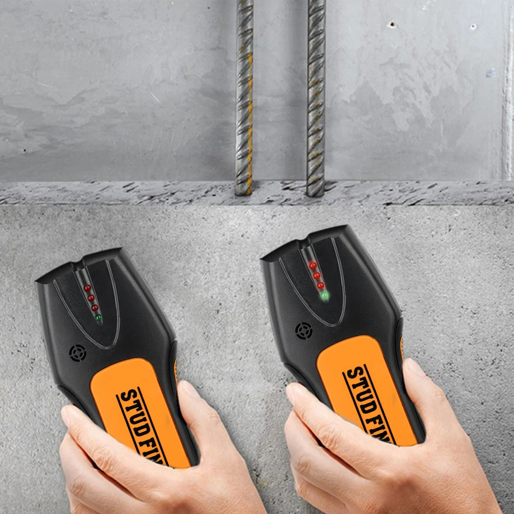 Wall-mounted Metal Detector Wall Scanner Suitable for Detecting Metal and Non-metal AC Wiring Sensors with Audible Alarm