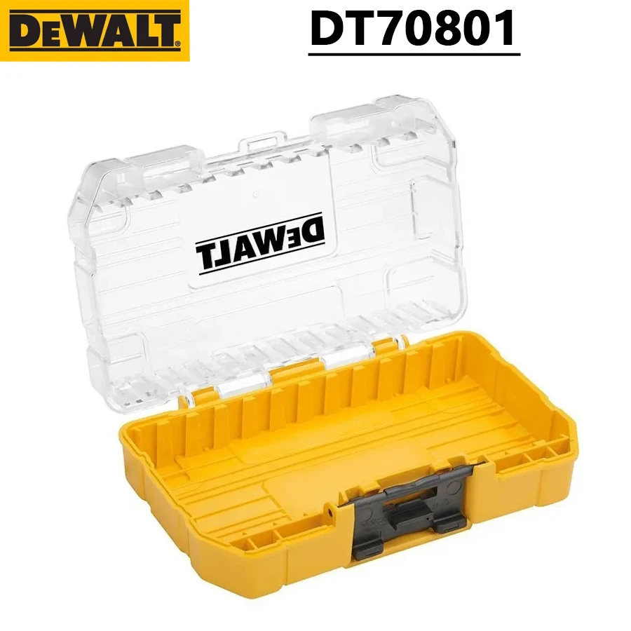 DEWALT DT70801 Original Parts Box Storage Box Removable Tray Tough Case Storage Case Plastic Multifunctional Stackable Tool Box
