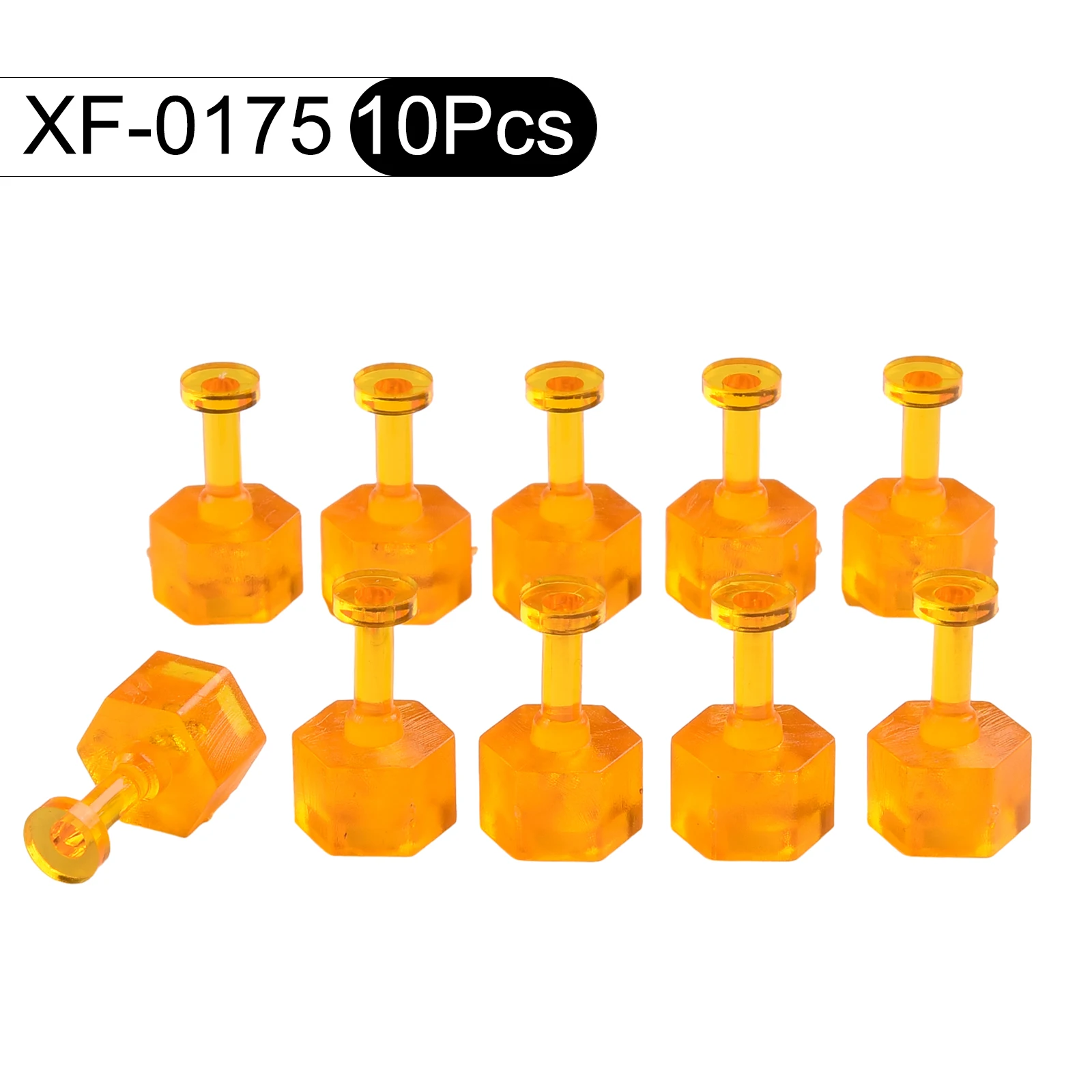 10/30pcs Glue Tabs Dent Removal Tool PDR Orange Tabs Auto Paintless Dent Repair Maintenance Orange Paint Dent Repairing Tool