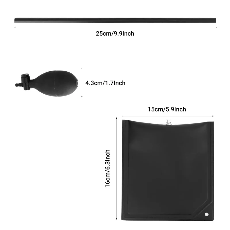 4Pcs Air Pump Wedges Inflatable Airbag Shim Bag For Car Door Windows Powerful Installation Alignment Repair Tool & Leveling Kit