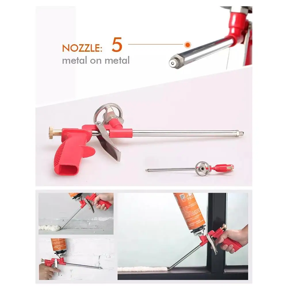 Professional Spray Gun Foam Pressure Gun Pressure Washer Machine PU Expanding Applicator Caulking Glue Gun Manual Tool