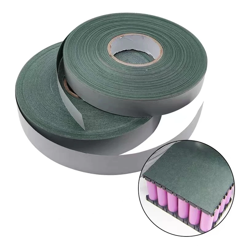 5 Meters/Roll 18650 21700 Lithium Battery Pack Insulation Sticker, Highland Barley Paper Wrapped With Adhesive Backing