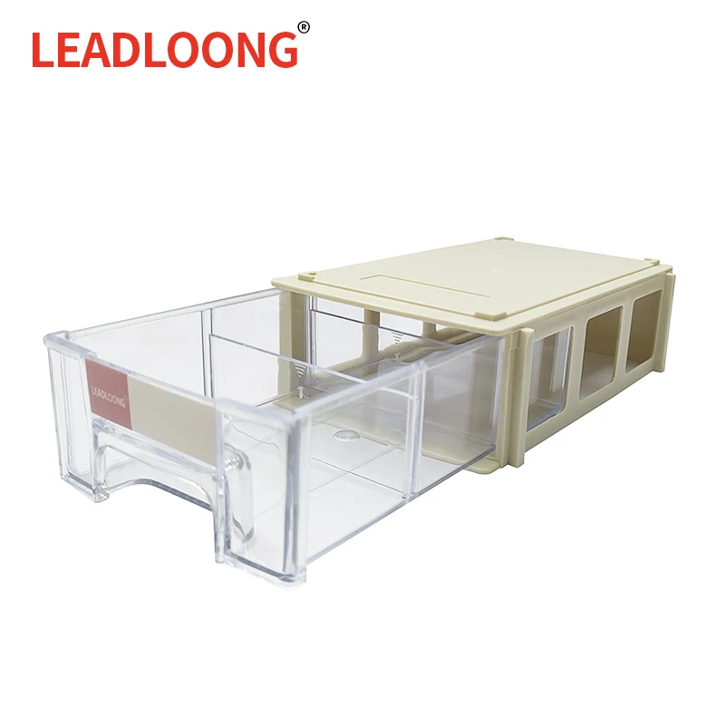 LEADLOONG 8/16pcs 14x9x4cm/5.5x3.5x1.5Inch Screw Parts Crafts Thread Organizer Mini Drawer Home Organization And Storage Bin