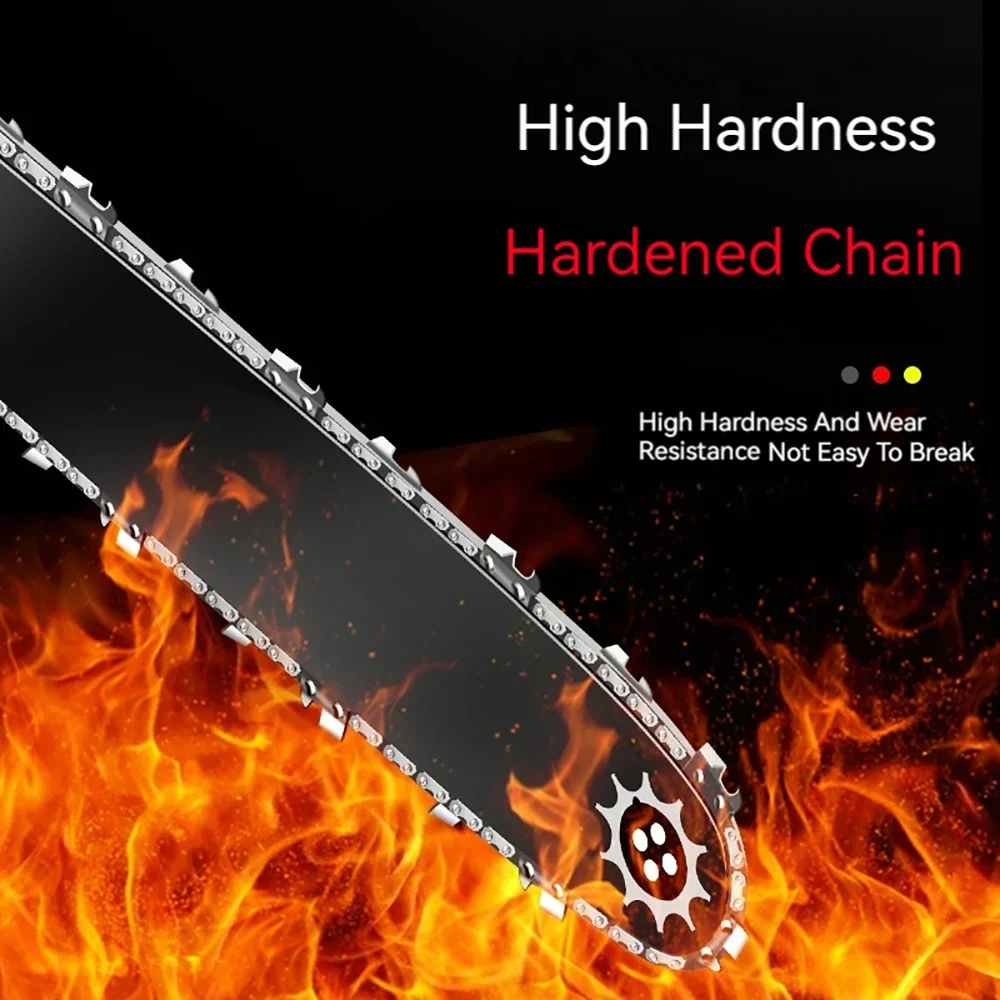 8 Inch Saw Bar 1/4"P Electric Saw 45 knots 22 knives Electric Chain Saw Guide Replacement Mini Steel Chainsaw Chains Garden Tool