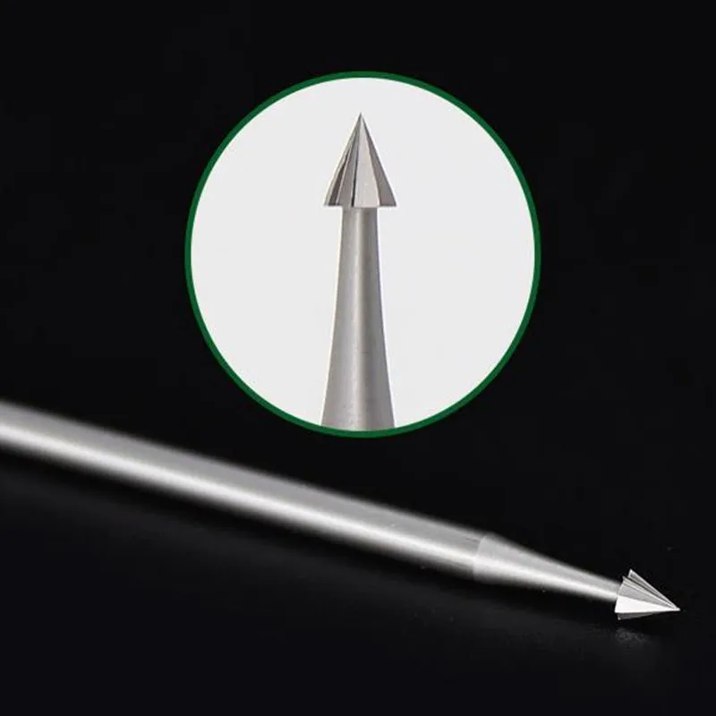 6pcs/set 2.35 Handle Tungsten Steel Engraving Cutter Electric Hollow New 204 Threading Machine Olive Core Carving Cut 1.0-2.3mm