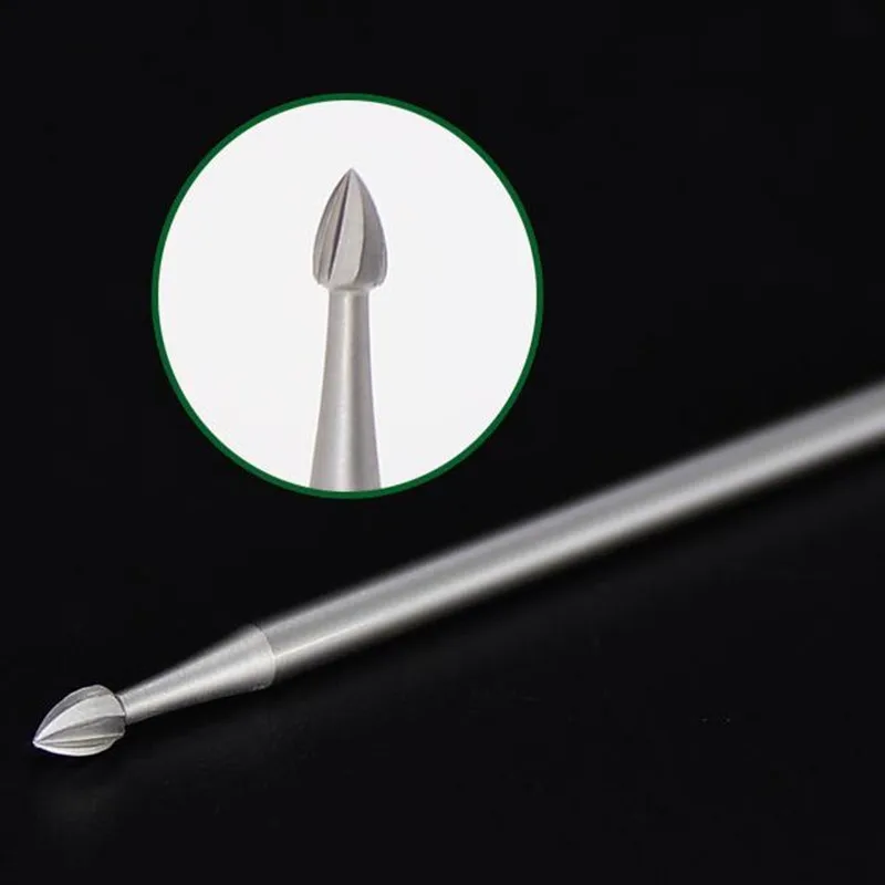 6pcs/set 2.35 Handle Tungsten Steel Engraving Cutter Electric Hollow New 204 Threading Machine Olive Core Carving Cut 1.0-2.3mm