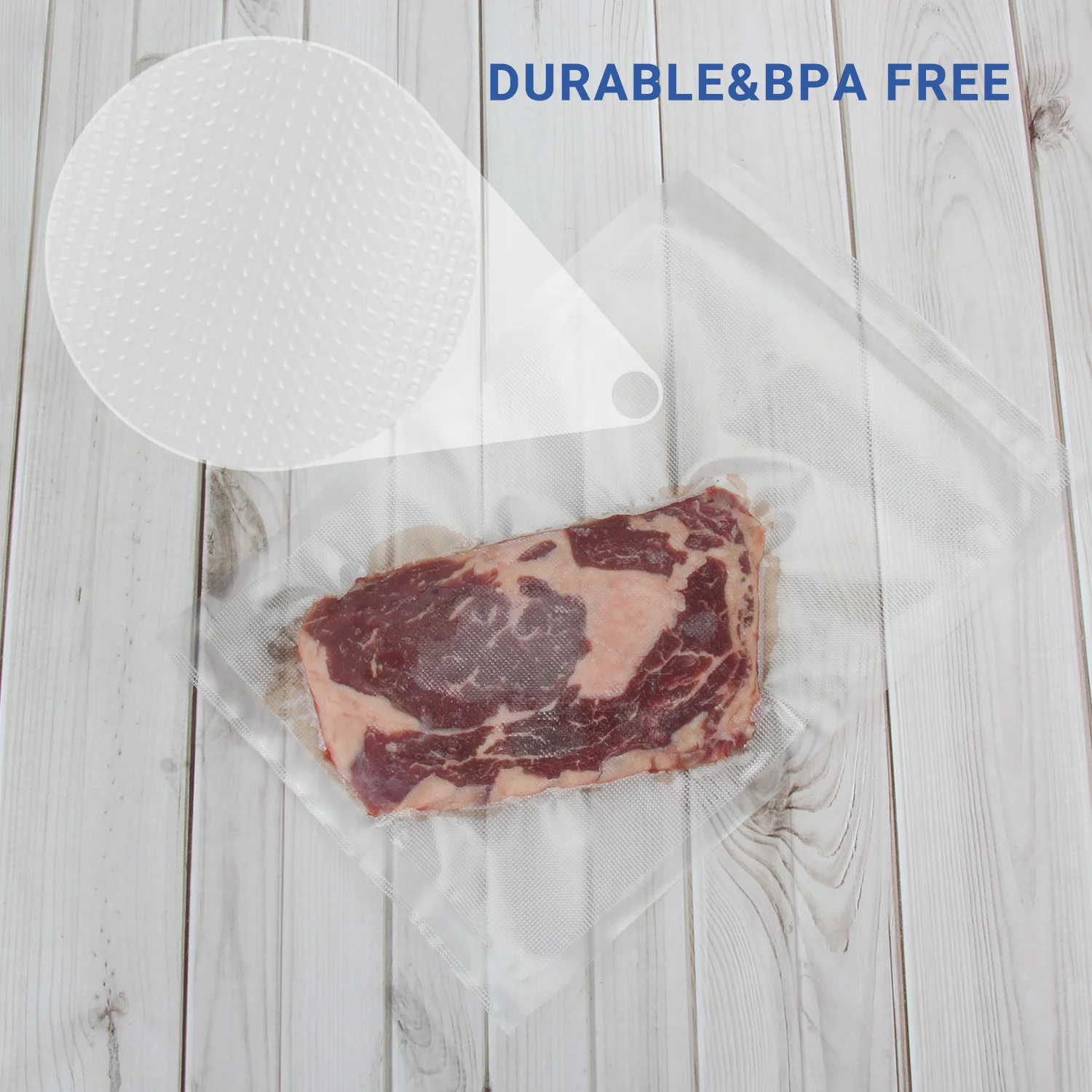 INKBIRD Vacuum Sealer Bags for Food Saver, Sous Vide Bags Food Storage Freezer Sealer Bag Meal Prep and Sous Vide Cooking