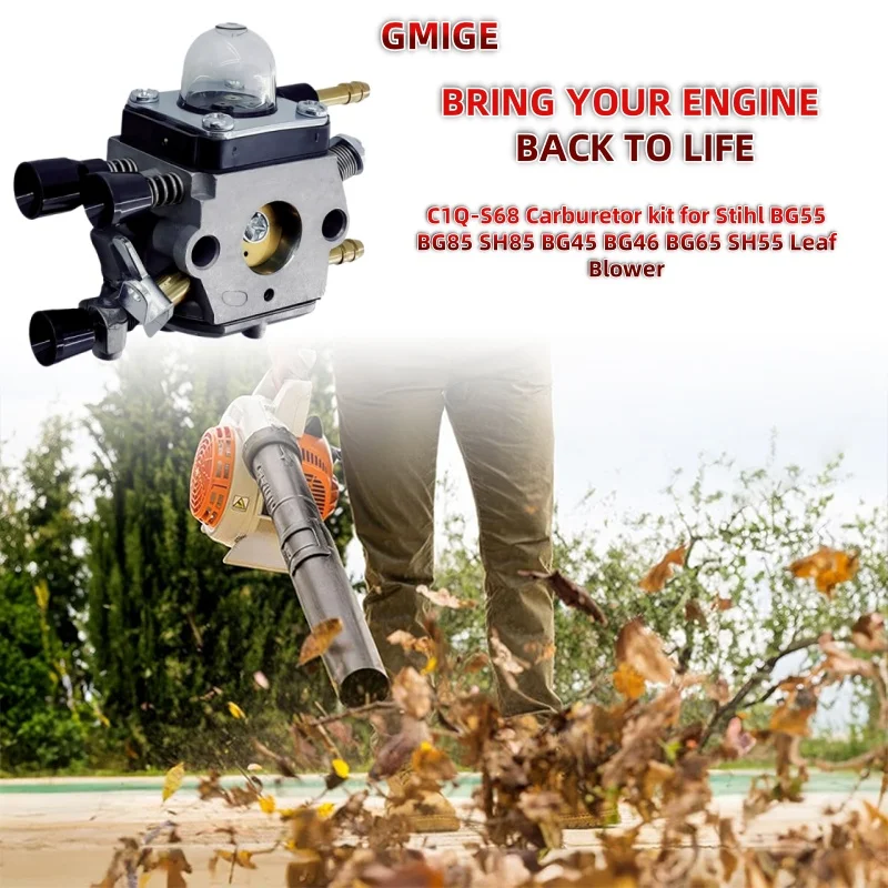 Carburetor for Stihl BG85 SH85 BG45 BG46 BG65 SH85 SH55 BG55 Leaf Blower Zama C1Q-S68 Carb Replace 4229 120 0606