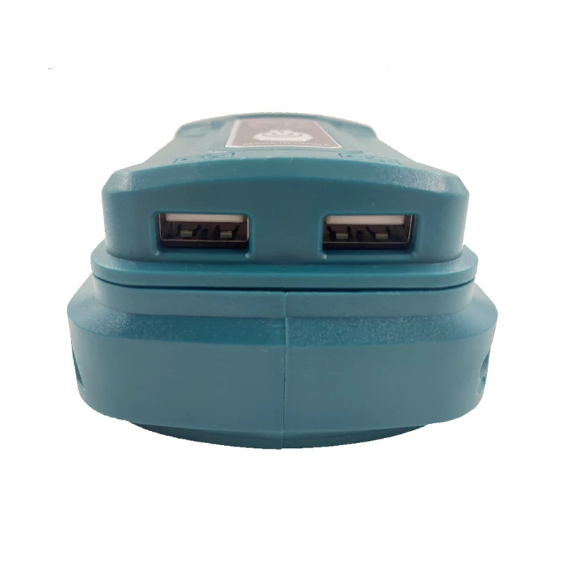 For Makita/HongSong/BoDa/FoGo 18V Li-ion Battery Adapter With LED Lamp Flashlight Dual USB Type C Mobile Phone Charger