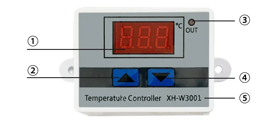 W3001 W3002 W3005 W1088 W1099 Digital Display Hygrometer Thermorelator Microcomputer Temperature Humidity Controller 12V 220V