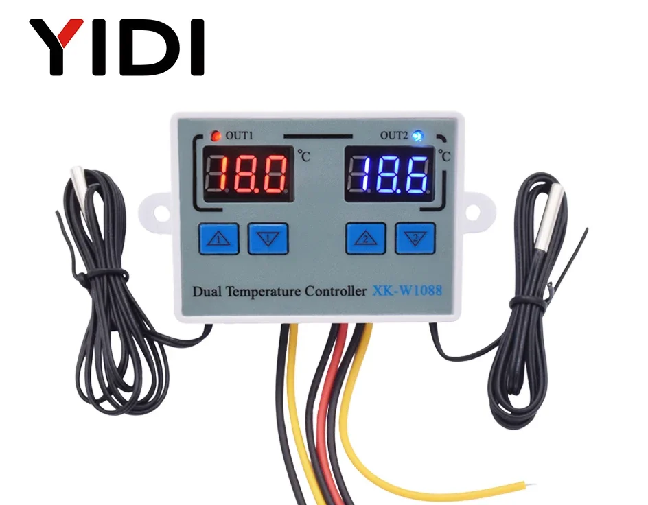 W3001 W3002 W3005 W1088 W1099 Digital Display Hygrometer Thermorelator Microcomputer Temperature Humidity Controller 12V 220V