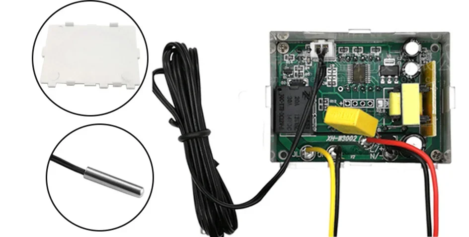 W3001 W3002 W3005 W1088 W1099 Digital Display Hygrometer Thermorelator Microcomputer Temperature Humidity Controller 12V 220V