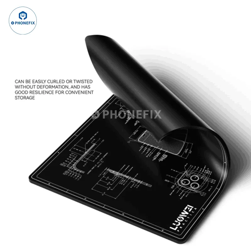 Antistatic Blanket Heat Insulation Thick Durable Silicon Soldering Mat for PC Phone Station Mat BGA Soldering Repair Tool