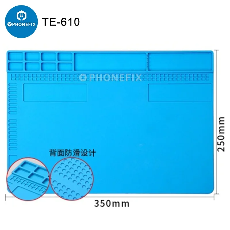 Antistatic Blanket Heat Insulation Thick Durable Silicon Soldering Mat for PC Phone Station Mat BGA Soldering Repair Tool