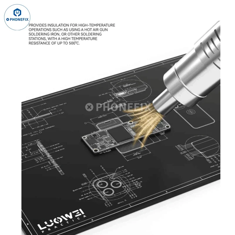 Antistatic Blanket Heat Insulation Thick Durable Silicon Soldering Mat for PC Phone Station Mat BGA Soldering Repair Tool