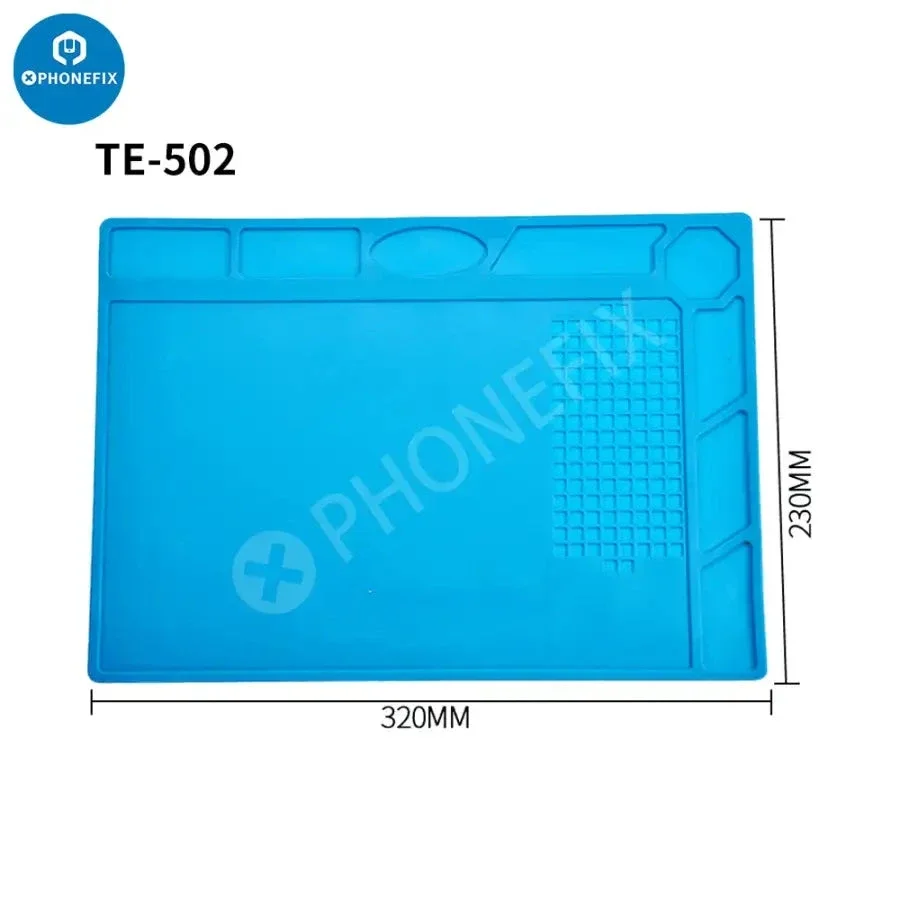 Antistatic Blanket Heat Insulation Thick Durable Silicon Soldering Mat for PC Phone Station Mat BGA Soldering Repair Tool