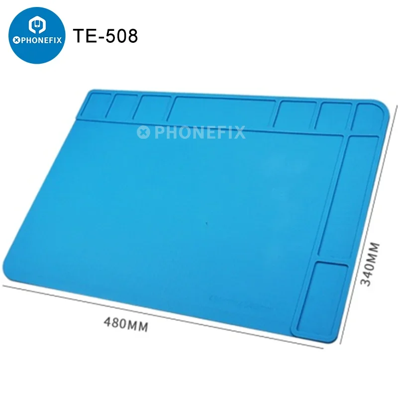 Antistatic Blanket Heat Insulation Thick Durable Silicon Soldering Mat for PC Phone Station Mat BGA Soldering Repair Tool