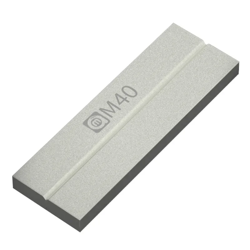 AMAOE M40 Gold Steel Whetstone for Tweezers Correcting Repair Blade Soldering Tips Double Sided Polishing Grinding Tool Repair