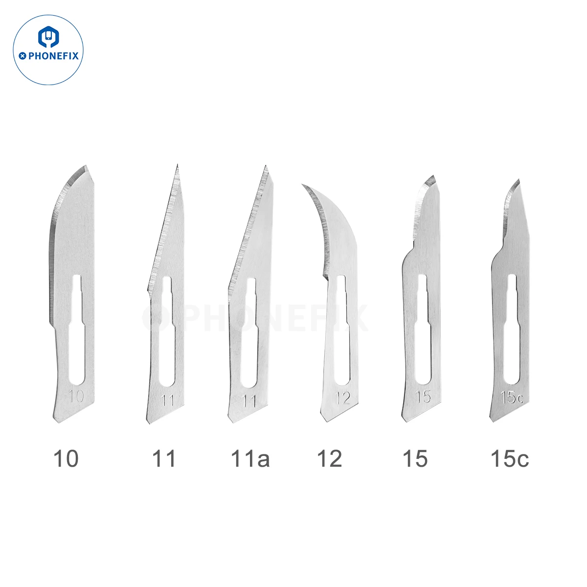10pcs Carbon Steel Carving Scalpel Knife 10# 21# 23# 24# 25# Surgical Blades DIY Cutting Motherboard BGA Repair Surgical Knife