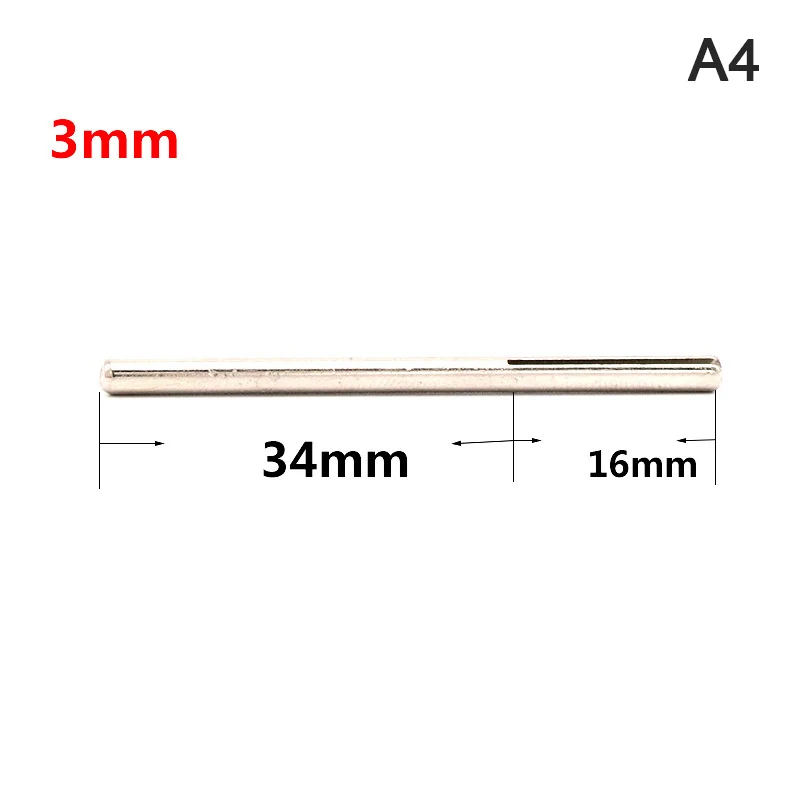 10/12pcs Sandpaper Clamp 2.35/3.0mm Fixing Rod Split Mandrels Long Abrasive Holder Clip For Electric Grinder Accessories