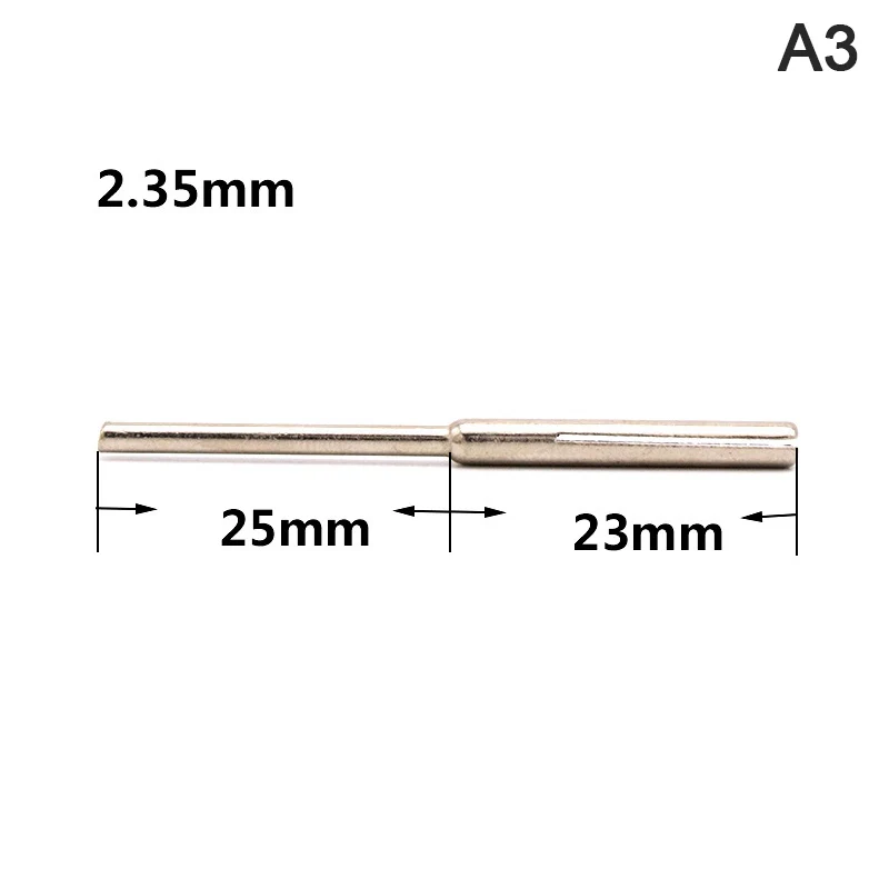 10/12pcs Sandpaper Clamp 2.35/3.0mm Fixing Rod Split Mandrels Long Abrasive Holder Clip For Electric Grinder Accessories