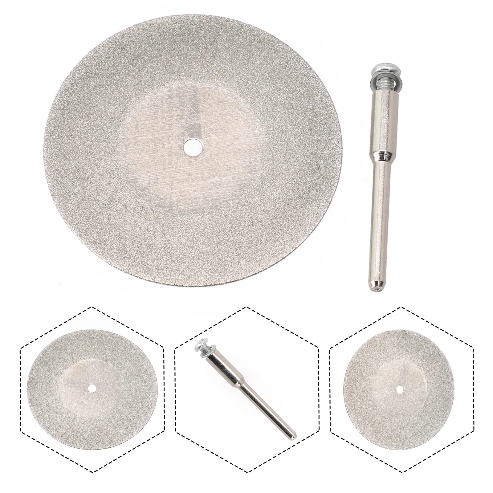 Mini Diamond Cutting Disc Set For Rotary Accessories 40 50 60mm Diamond Grinding Wheel Rotary Circular Saw Blade Abrasive