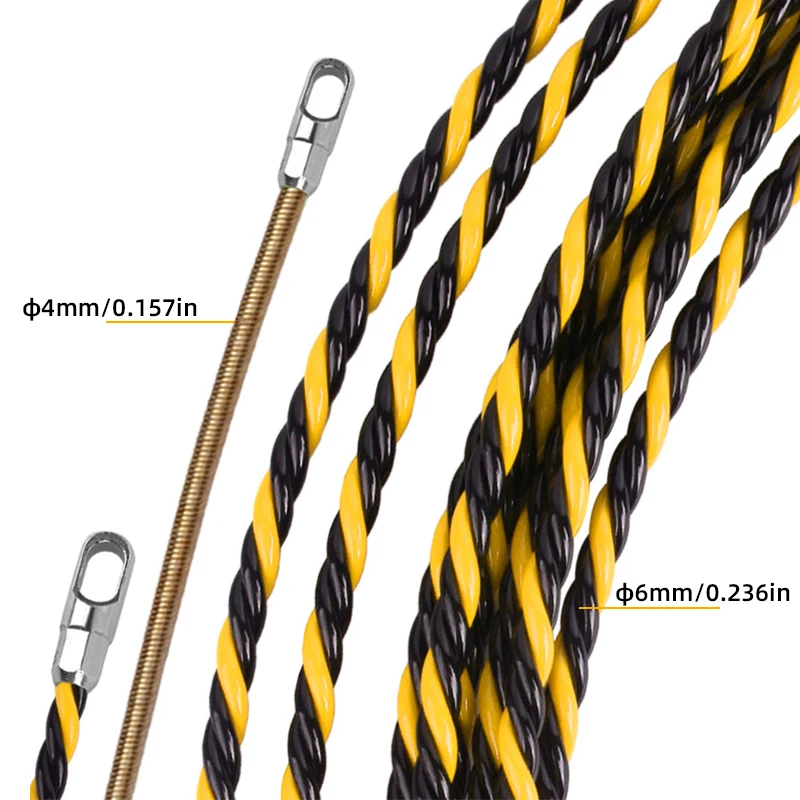 Electrical Wire Threader 5-50M Electrician Tube Threading Device Wire Cable Pipe Running Puller Lead Repair Construction Tools
