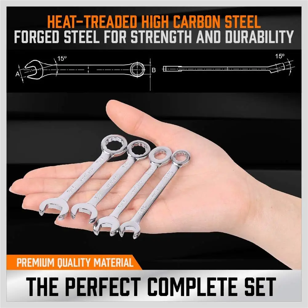Mini Wrench Set Metric or Inch Ignition Wrench Sets Open and Box End Wrench Set Small Wrench Set Combination Wrench Sets